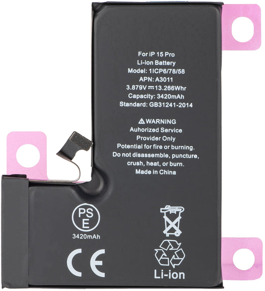 Batteria Apple iPhone 15 Pro, Diagnostic High Capacity
