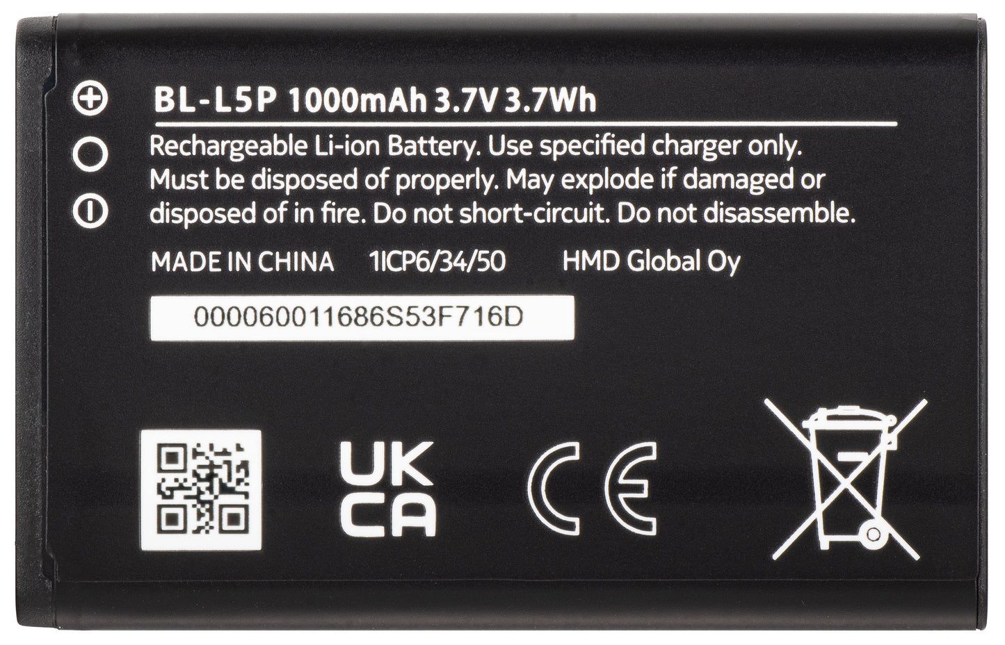 Batteria per HMD 105 / Nokia 105 (2024)