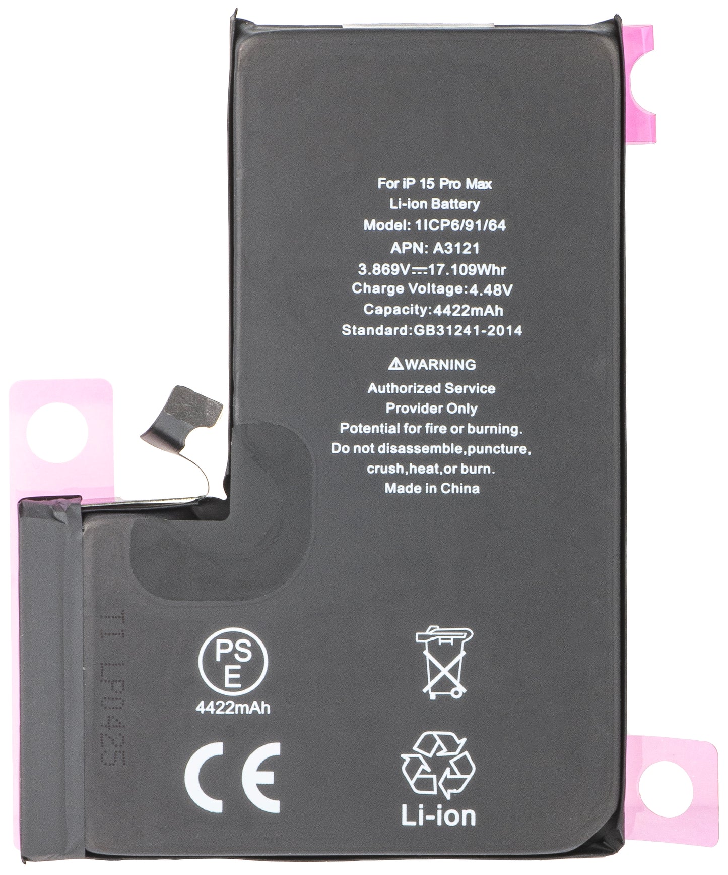 Batteria per Apple iPhone 15 Pro Max, Diagnostica