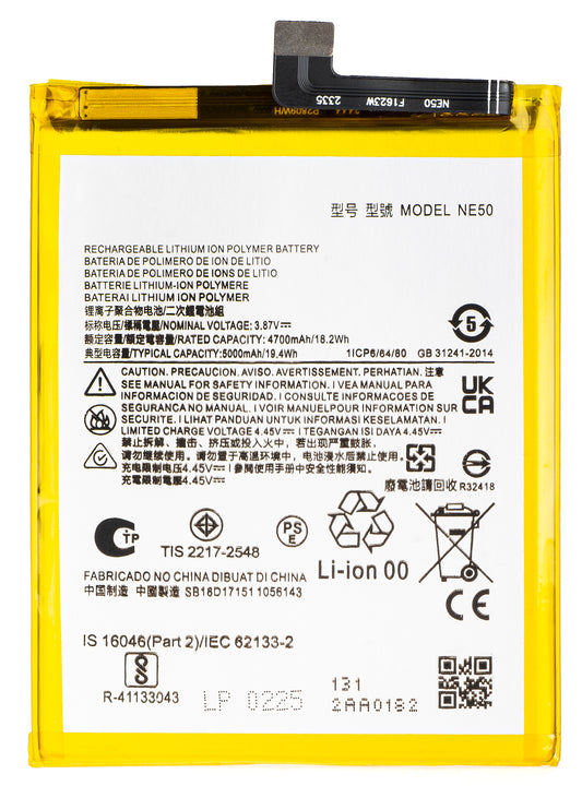 Batteria per Motorola Moto G72 / G52 / G82, NE50
