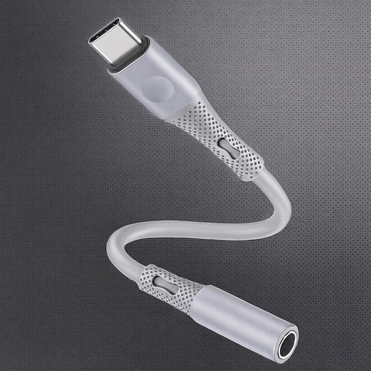 Adattatore Audio USB-C - 3.5mm Techsuit AC1 SoundFlex, Grigio