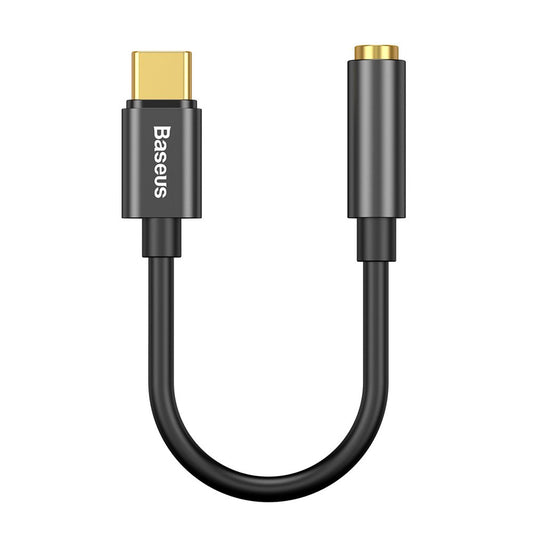 Adattatore audio USB-C - 3,5 mm Baseus L54, nero CATL54-01