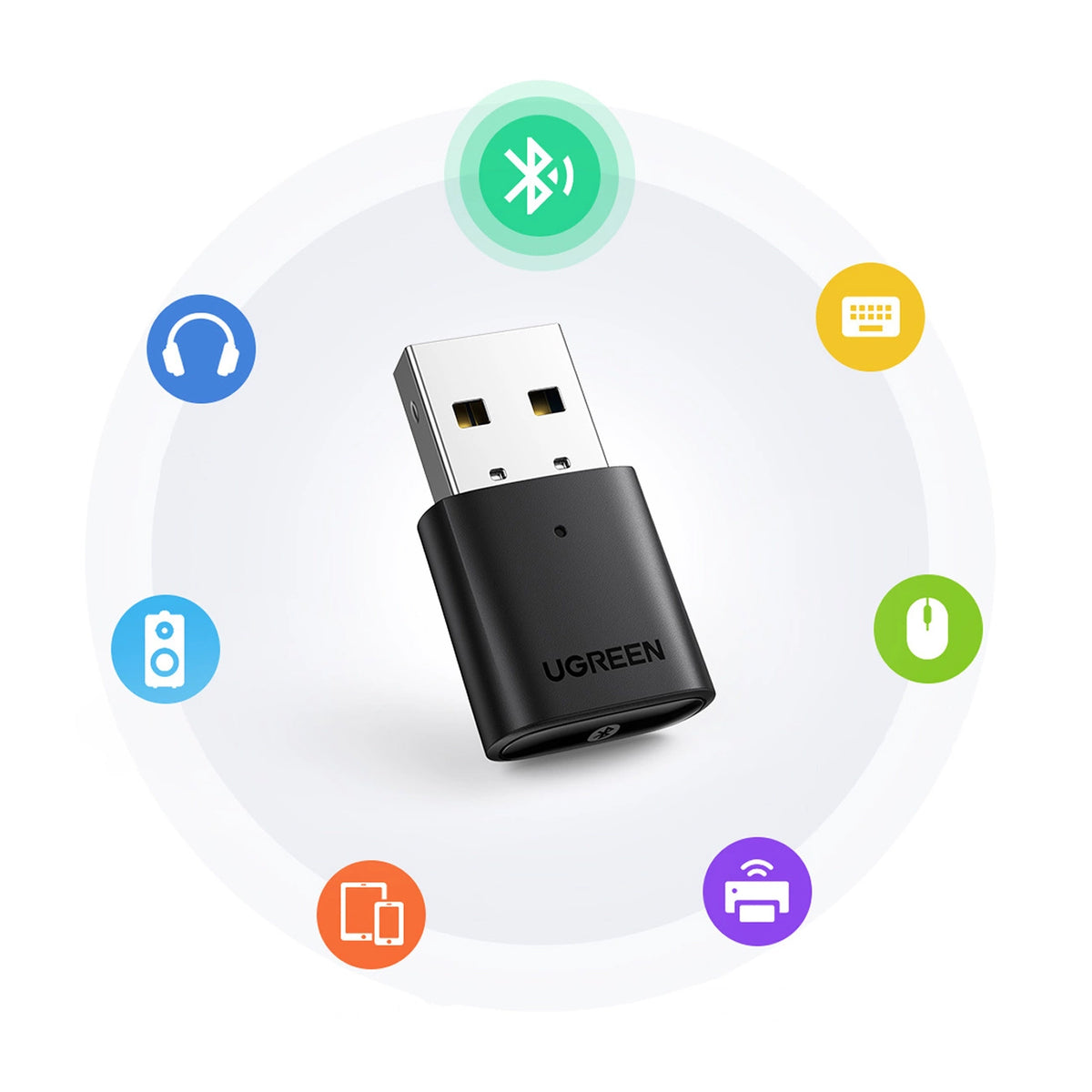 Adattatore Bluetooth USB UGREEN CM390 (80889), Nero