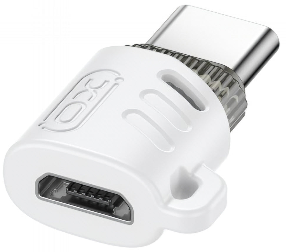 Adattatore Dati e Ricarica microUSB - USB-C XO Design NB256G, Bianco