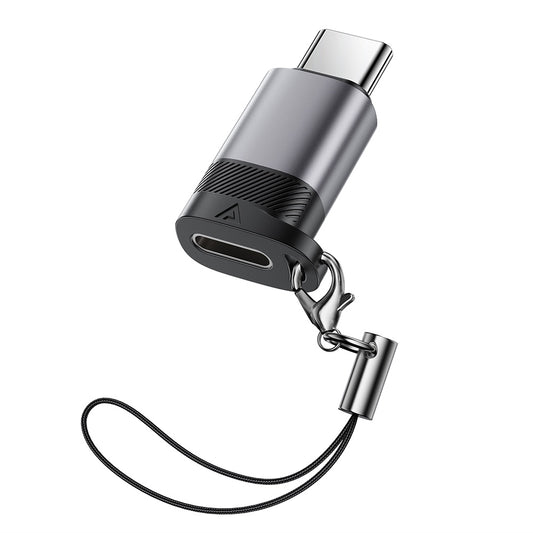 Adattatore Dati e Ricarica Lightning - USB-C Acefast J19, Grigio