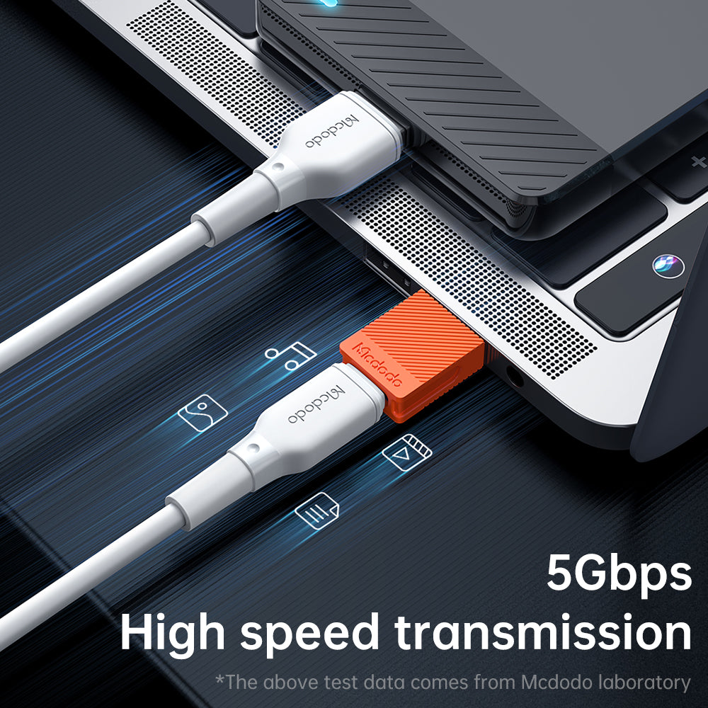 Adattatore Dati e Ricarica USB-C - USB-A McDodo OT-6550, Arancione