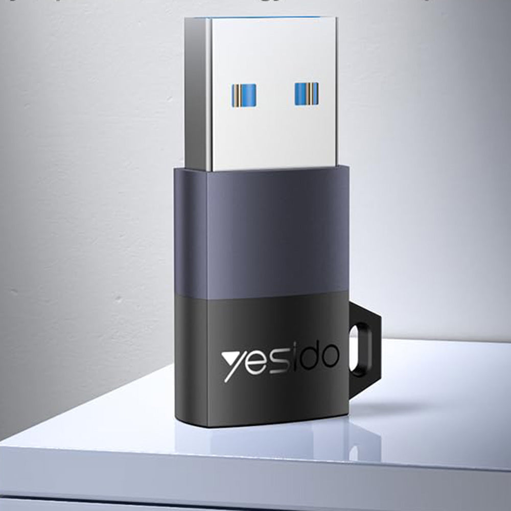 Adattatore Dati e Ricarica USB-C - USB-A Yesido GS34, Grigio