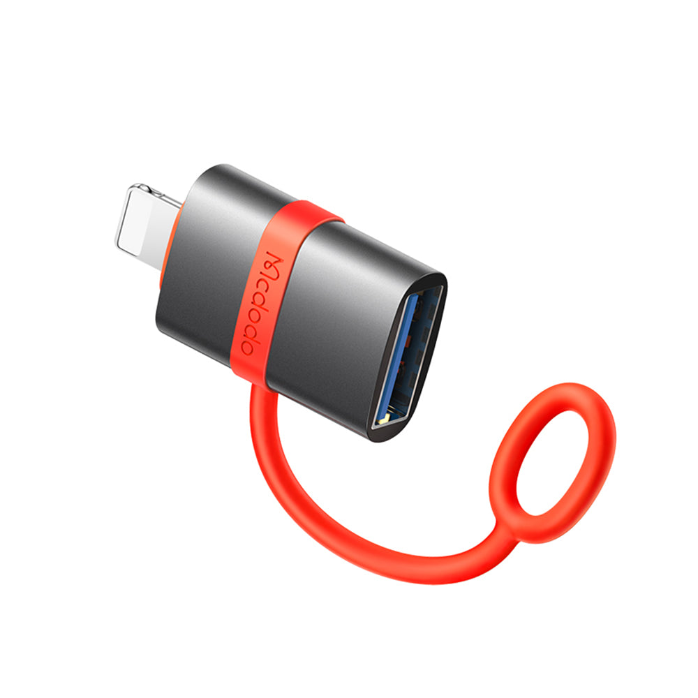 Adattatore OTG Lightning - USB-A McDodo OT-2600, Grigio