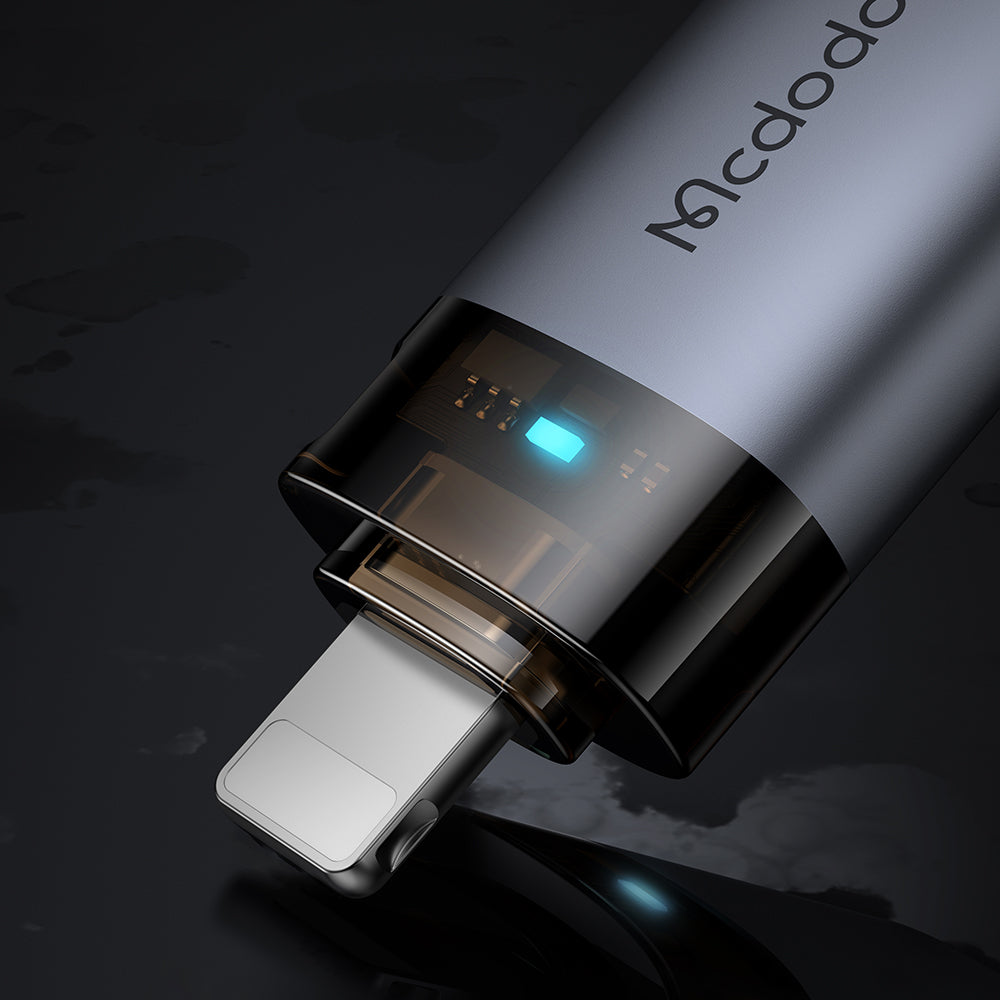 Adattatore OTG Lightning - USB-A McDodo OT-7390, Nero