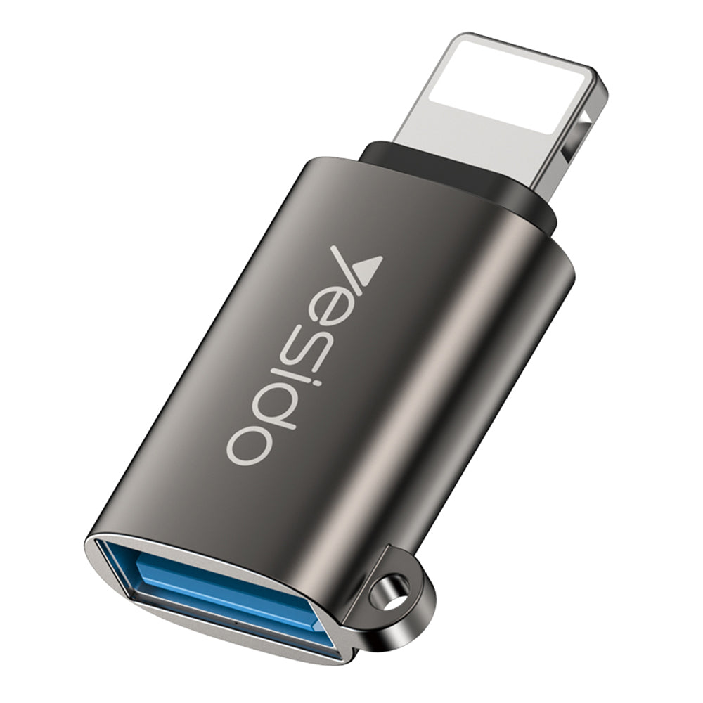 Adattatore OTG Lightning - USB-A Yesido GS14, Nero