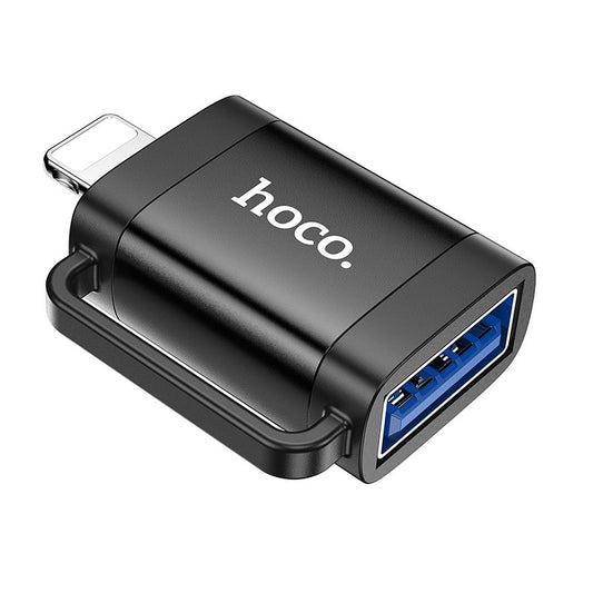 Adattatore OTG Lightning - USB-A HOCO UA31A, Nero