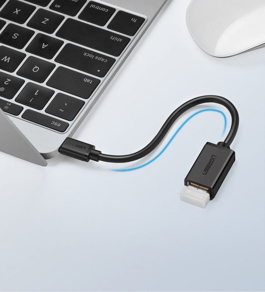 Adattatore USB-C a USB-A OTG UGREEN US154, nero