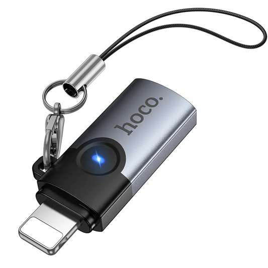 Adattatore Dati e Ricarica USB-C - Lightning HOCO UA46A, Grigio