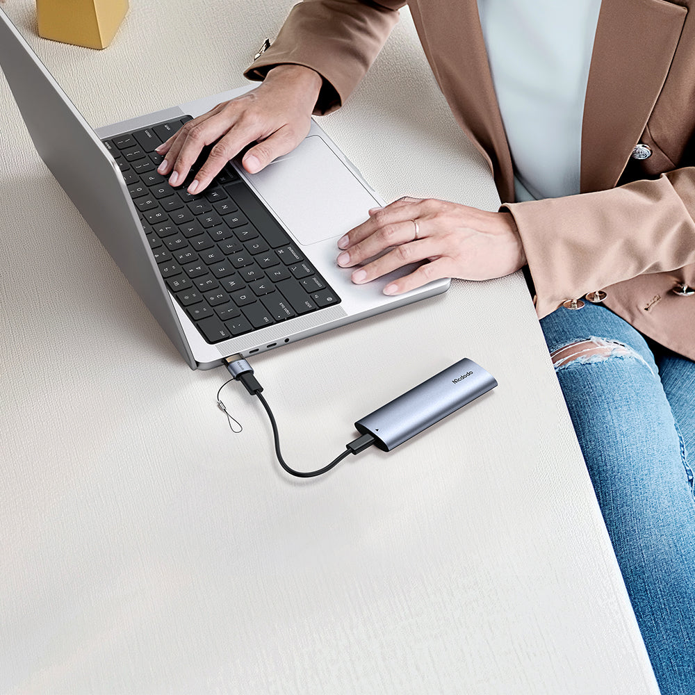 Adattatore Dati e Ricarica USB-C - USB-A McDodo OT-7580, Nero