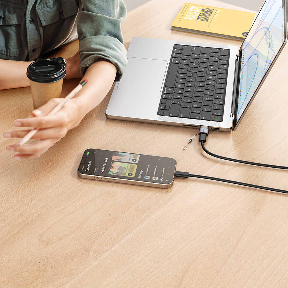 Adattatore Dati e Ricarica USB-C - USB-A McDodo OT-7580, Nero