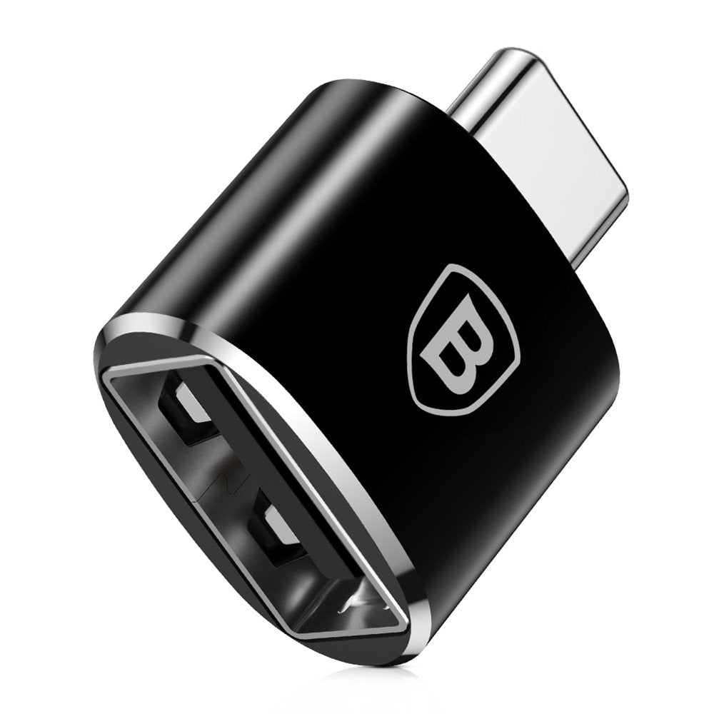 Adattatore OTG USB-C - USB-A Baseus, Nero CATOTG-01