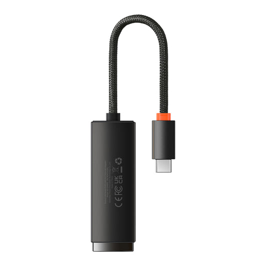 Adattatore di rete Baseus Lite, USB-C - RJ45, nero WKQXX000301