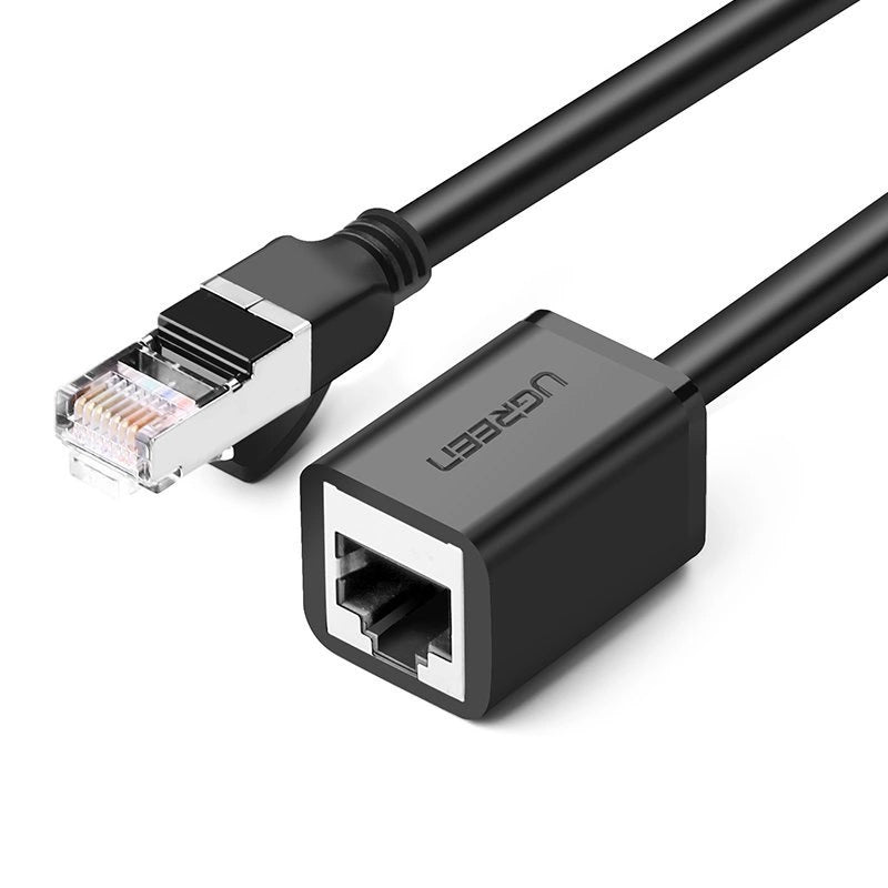 UGREEN NW112 Network Cable Extender, RJ45 - RJ45, 1m, Black
