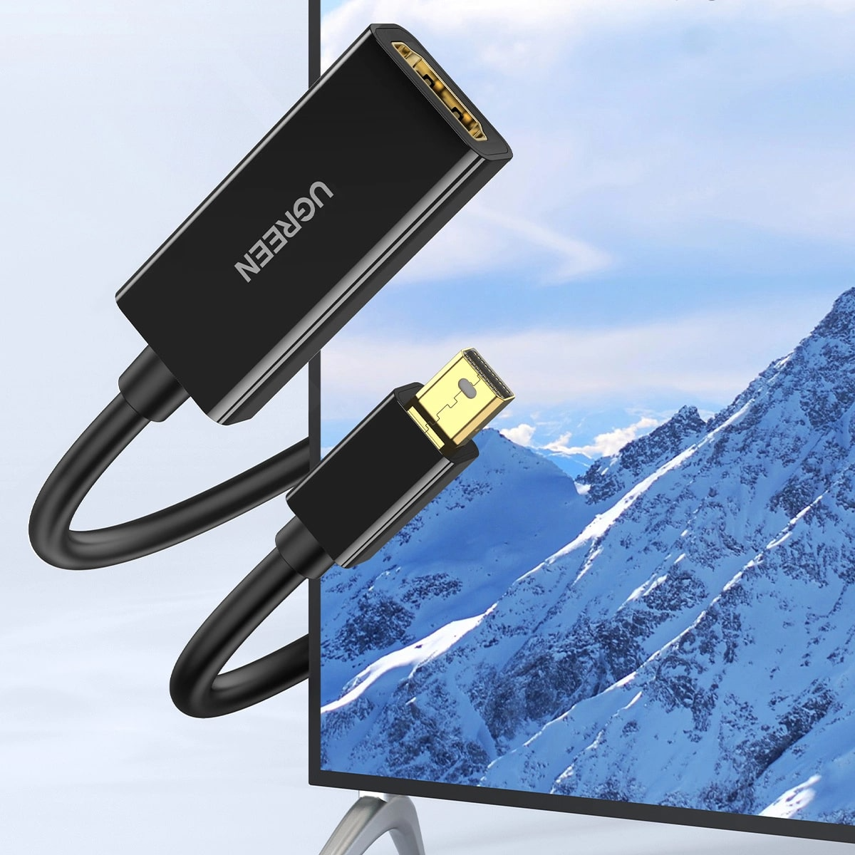 UGREEN MD112 Video Adapter, MiniDisplayPort - HDMI, Black