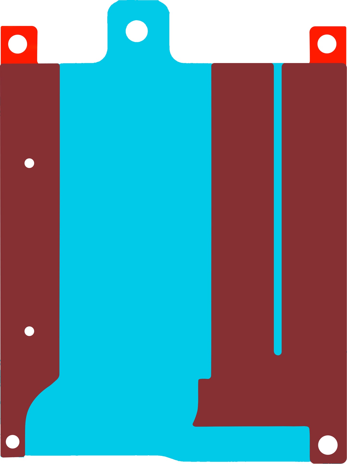 Adesivo Batteria Honor Magic V5, Service Pack 5163AFPM