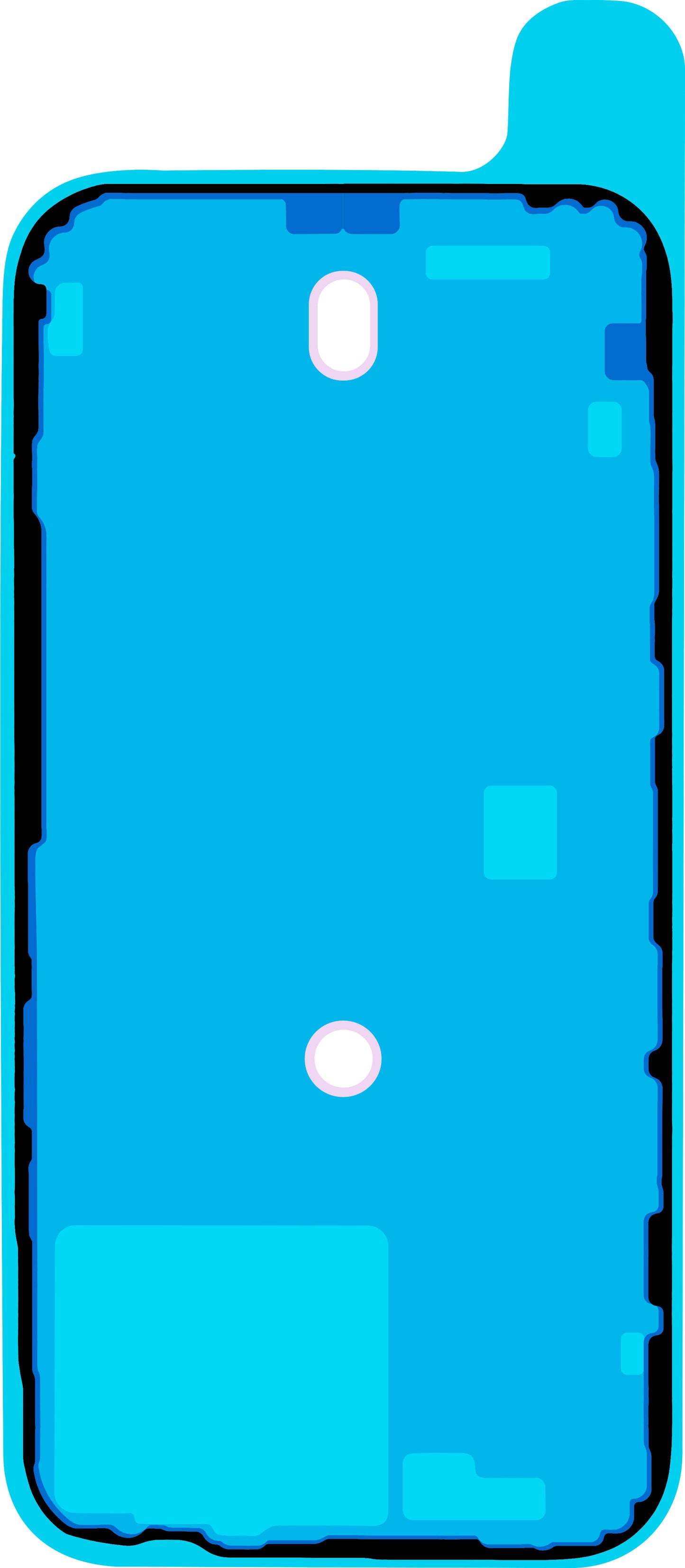 Adesivo Coperchio Batteria Apple iPhone 15, Service Pack 923-09185