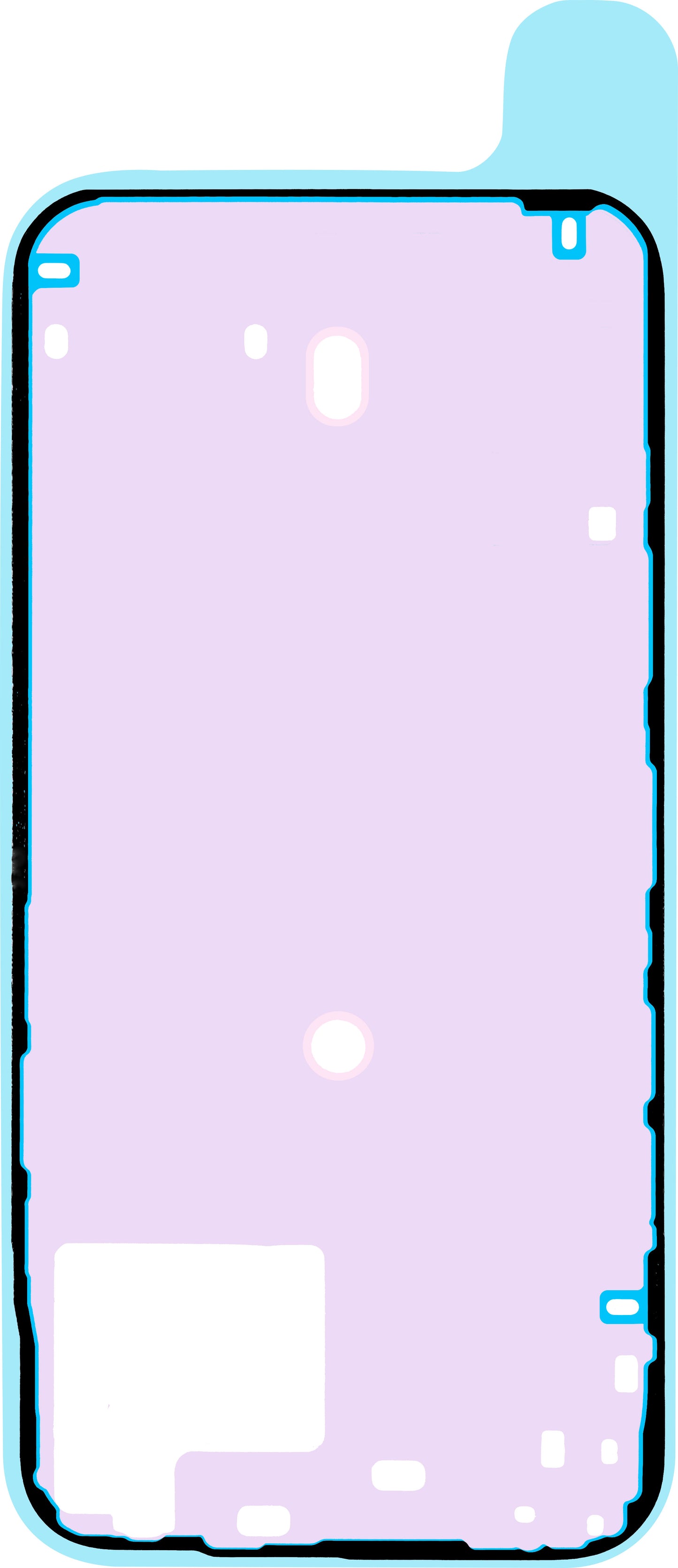 Adesivo Coperchio Batteria Apple iPhone 15 Plus, Service Pack 923-09187