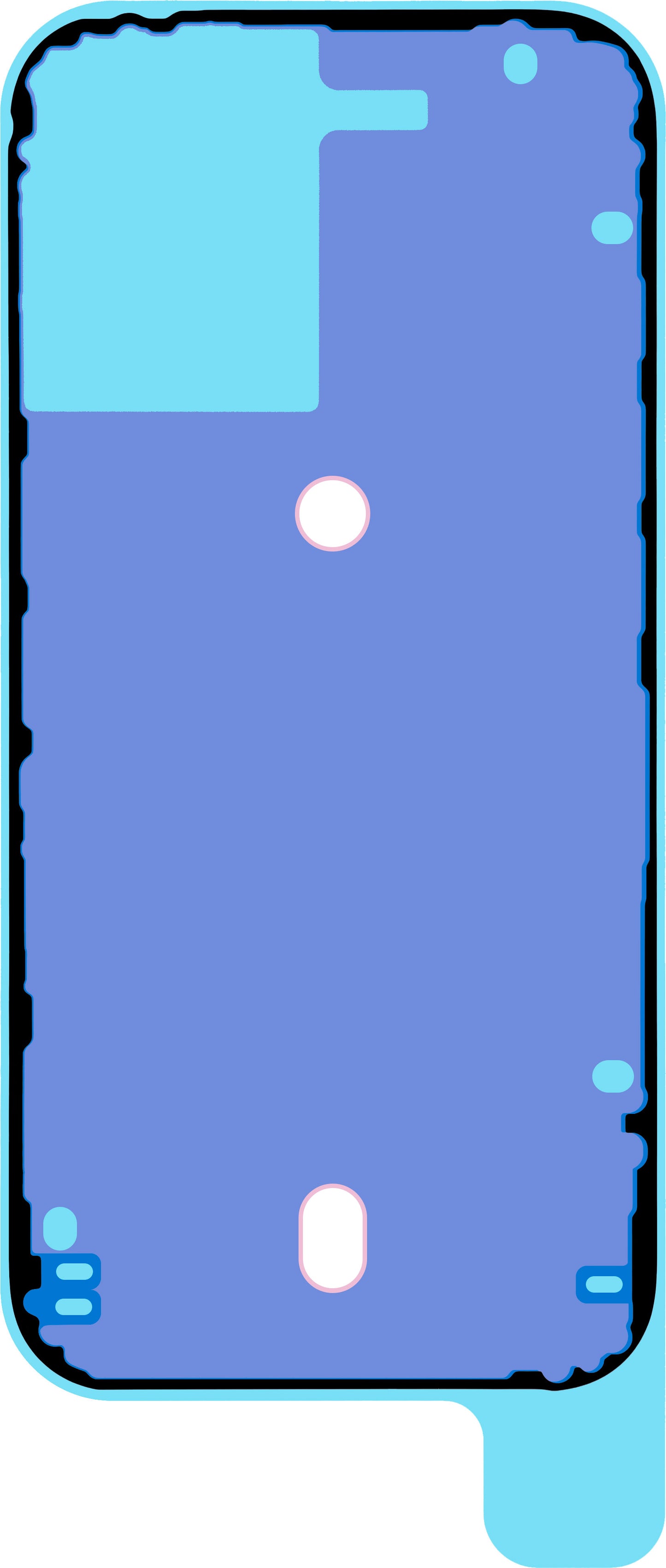 Adesivo Coperchio Batteria Apple iPhone 17, Service Pack 923-12868