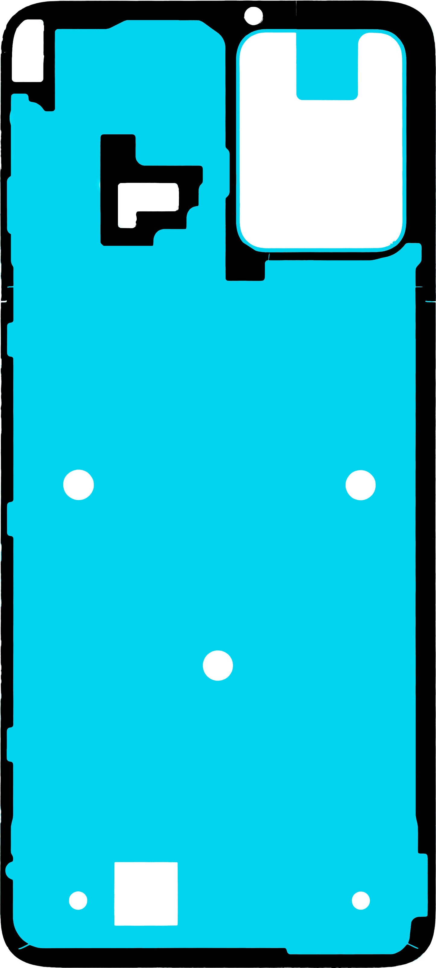Adesivo Coperchio Batteria Motorola Moto G53, Service Pack 5D78C22164