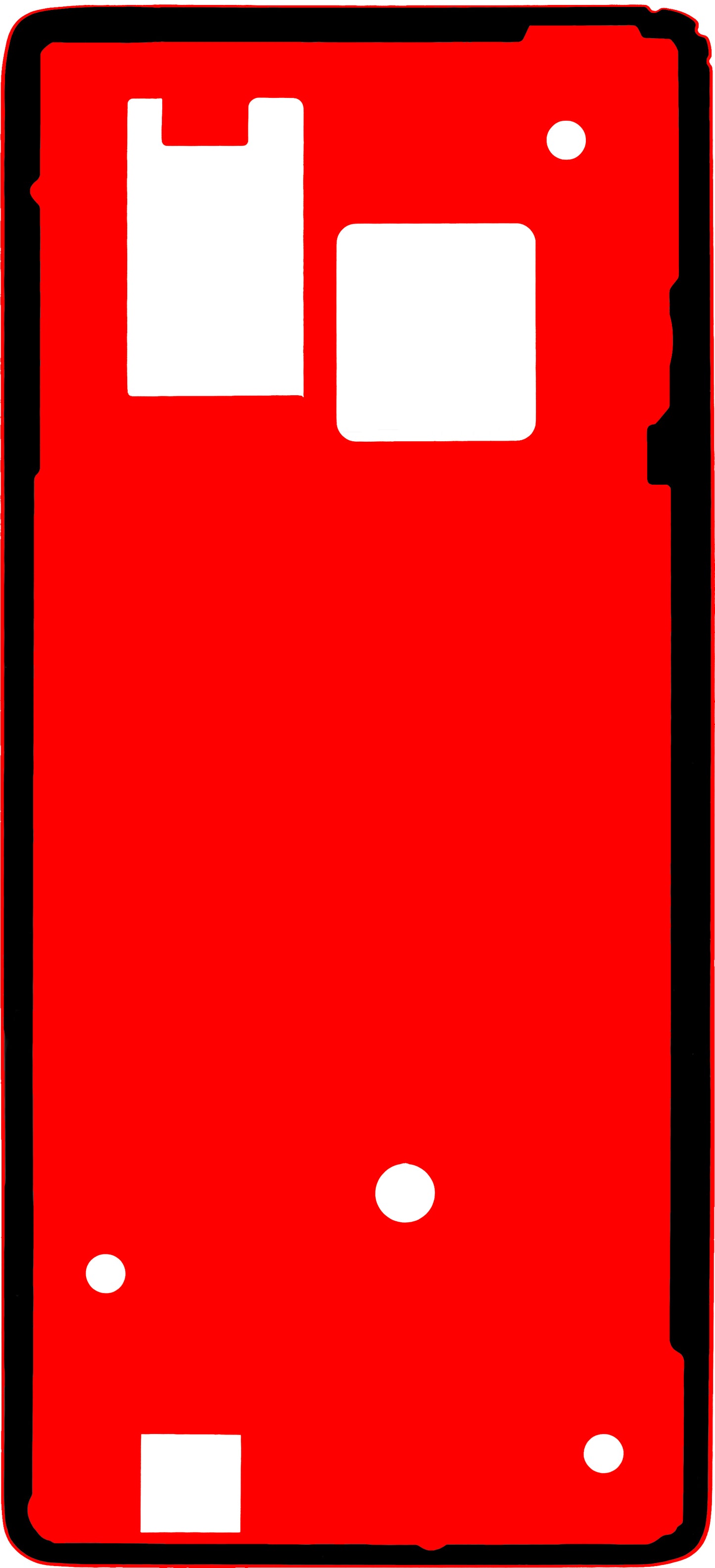 Adesivo Coperchio Batteria Motorola Moto G85, Service Pack 5948C24892