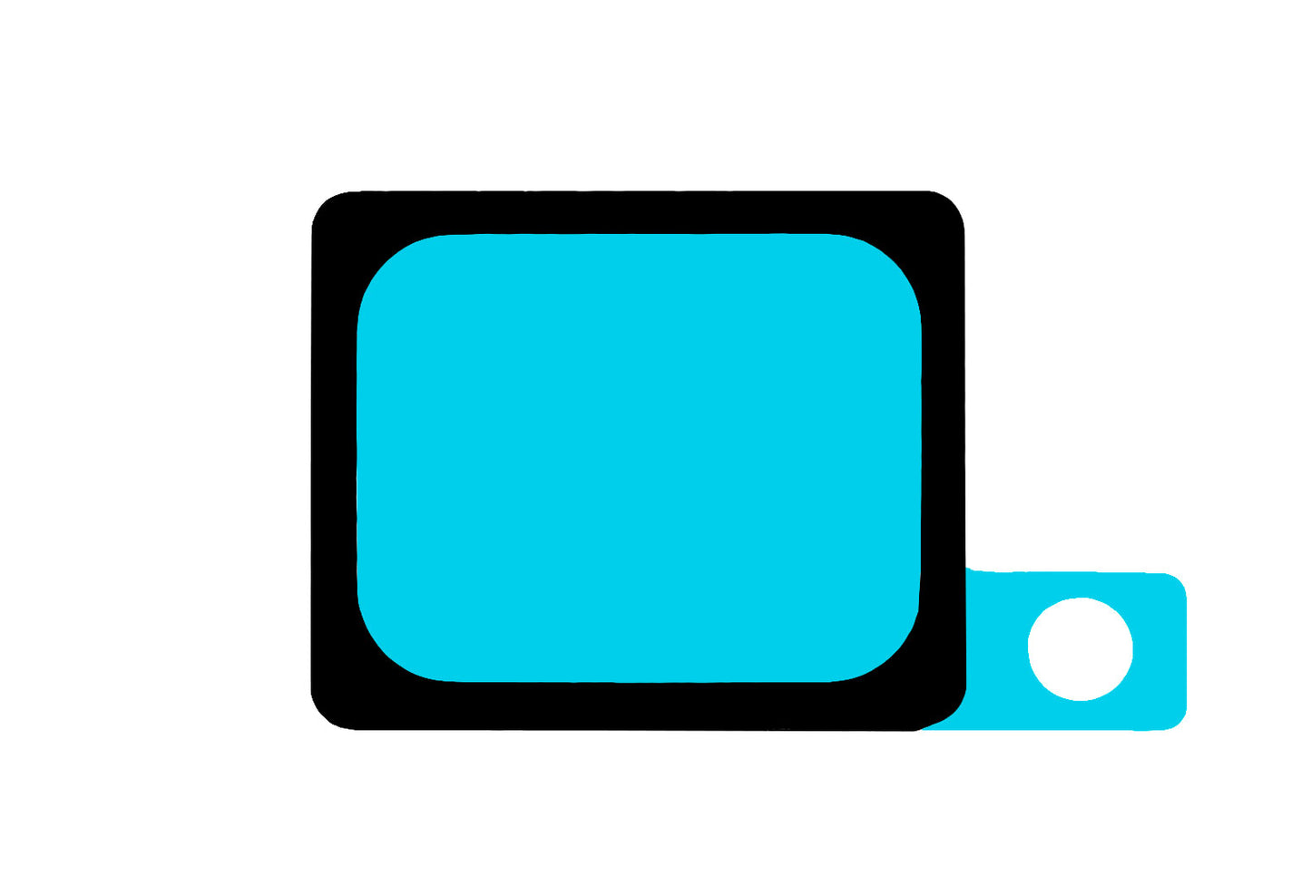 Adesivo Diffusore Honor X7d 5G / 400 Smart 5G, Service Pack 9707ACAT