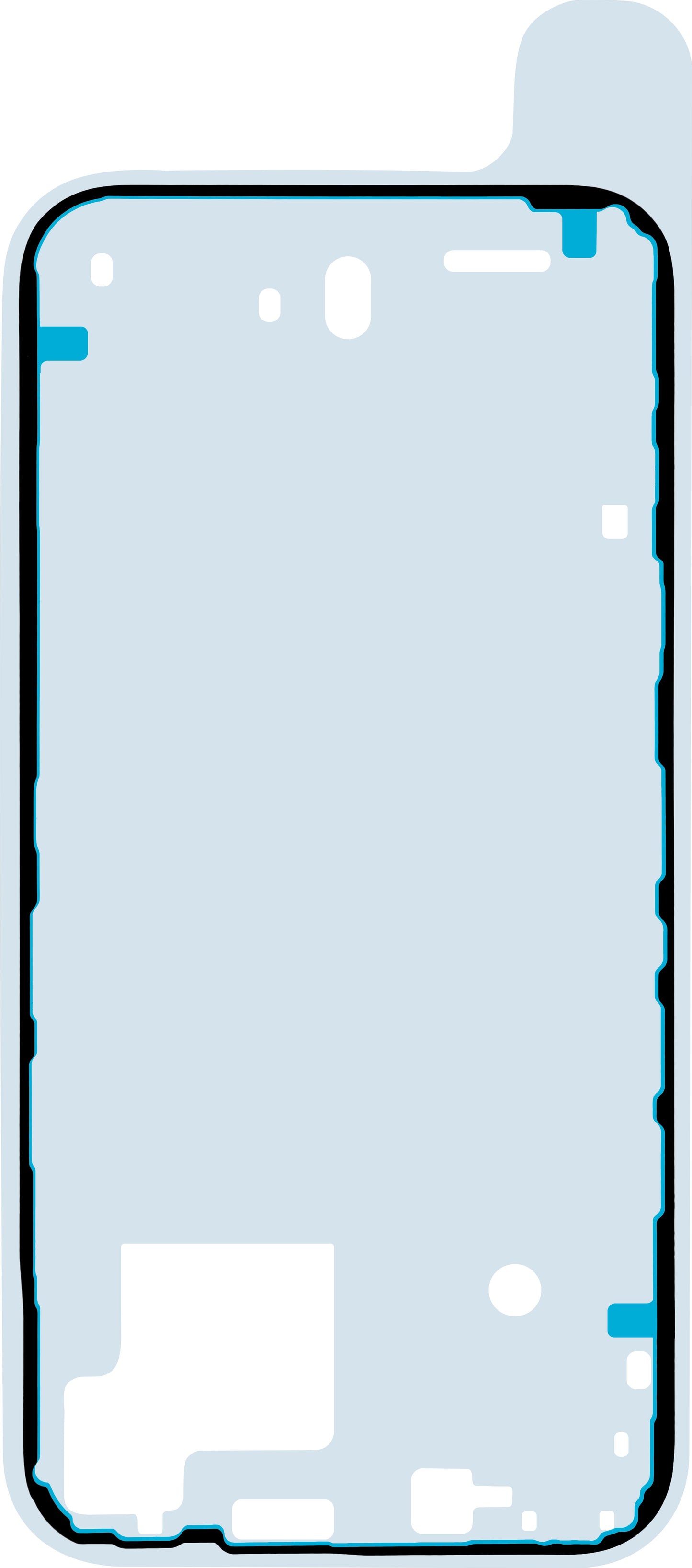 Adesivo Display Apple iPhone 14 Plus, Service Pack 923-08093