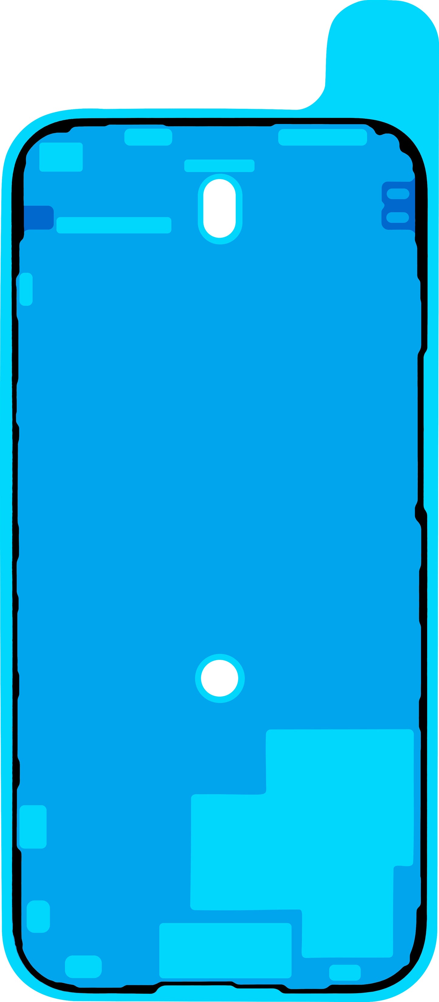 Adesivo Display Apple iPhone 15 Pro, Service Pack 923-09188