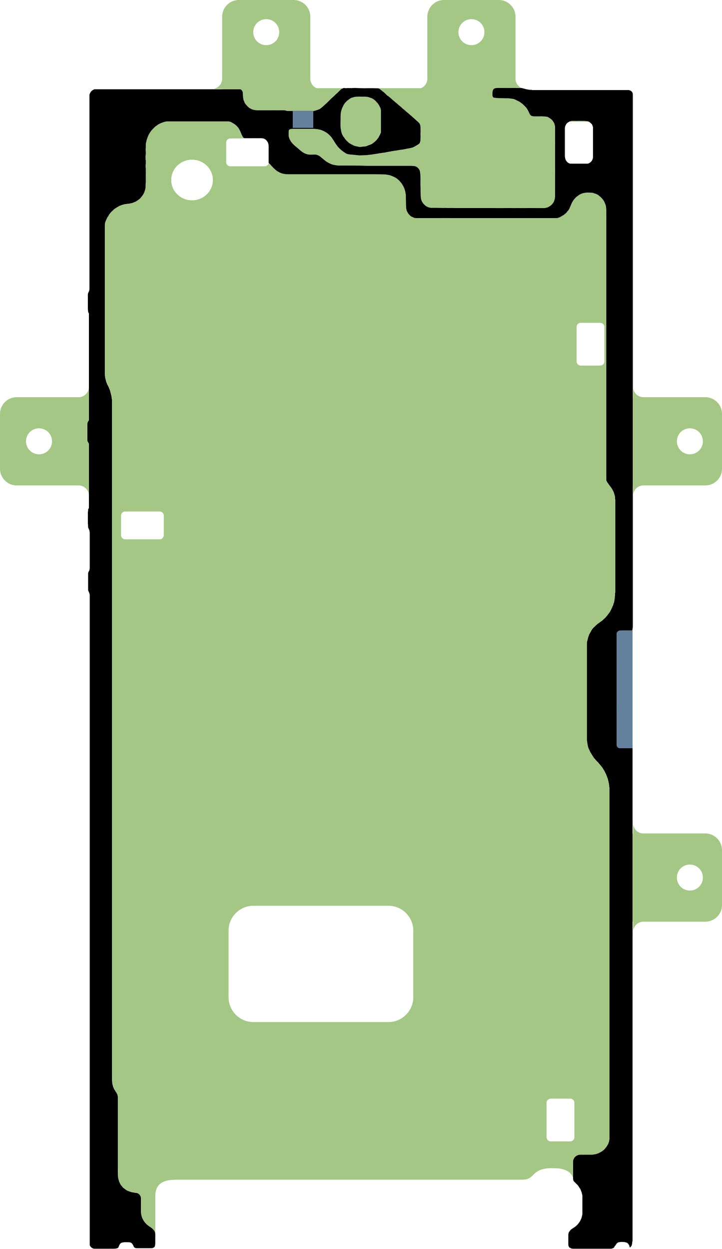 Adesivo Display Samsung Galaxy S23 Ultra S918, Service Pack GH81-23178A