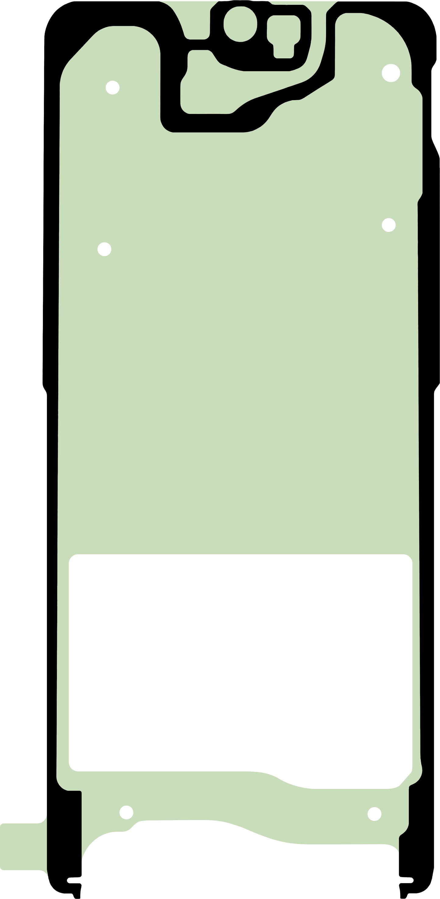 Adesivo Display Samsung Galaxy S20 Ultra 5G G988 / S20 Ultra G988, Service Pack GH02-20428A