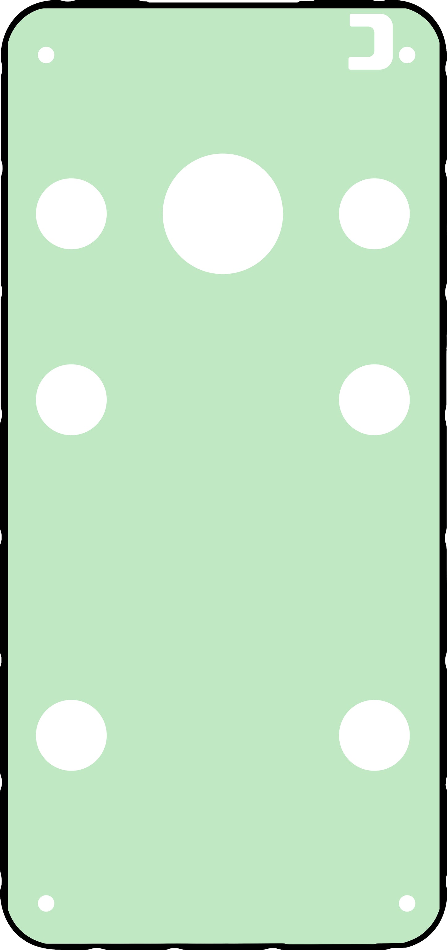 Adesivo Display Samsung Galaxy S23 FE S711, Service Pack GH81-24049A