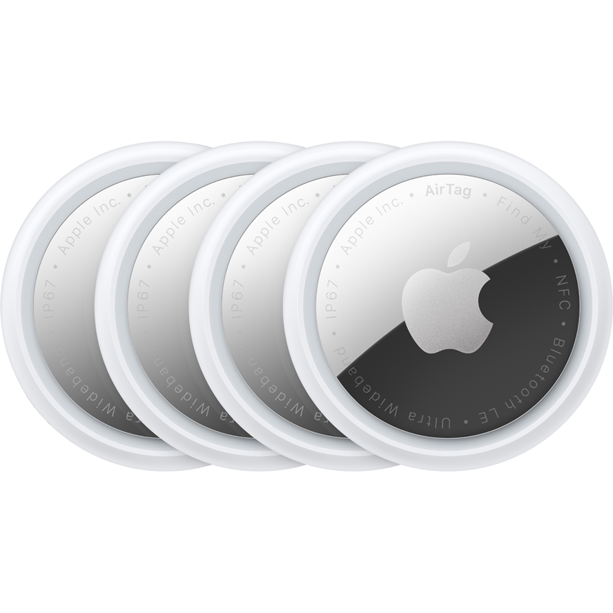 Apple AirTag, Set of 4 Pieces, White MX542LL/A