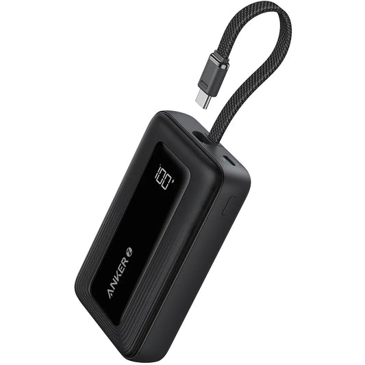 Batteria esterna Anker Zolo, 10000mAh, 30W, QC + PD, 1 x USB-A - 2 x USB-C, Nero
