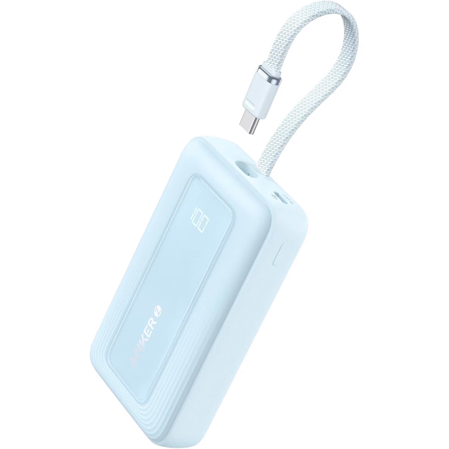 Batteria Esterna Anker Zolo, 10000mAh, 30W, QC + PD, 1 x USB-A - 2 x USB-C, Blu A1688031