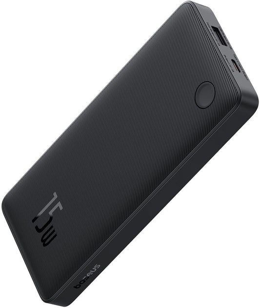 Batteria esterna Baseus Airpow Lite, 10000mAh, 15W, 1 x USB-A - 1 x USB-C, nero P10067500123-00