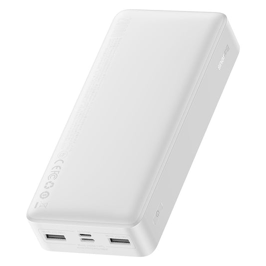 Batteria esterna Baseus Bipow, 20000mAh, 15W, 1 x USB-C - 2 x USB-A, bianco PPBD050102