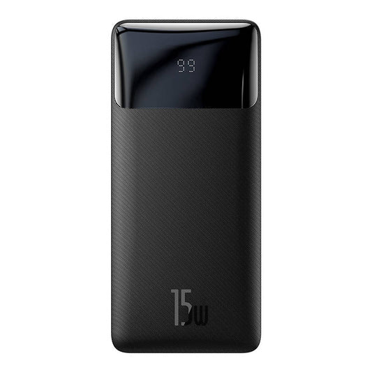 Batteria esterna Baseus Bipow, 30000mAh, 15W, 1 x USB-C - 2 x USB-A, Nero PPBD05050201