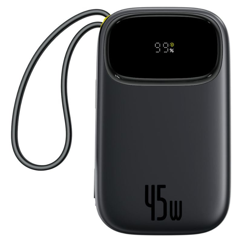 Batteria Esterna Baseus EnerFill FC31 Qpow 3, 10000mAh, 45W, QC + PD, 1 x USB-A - 3 x USB-C, Nera P10082102123-00