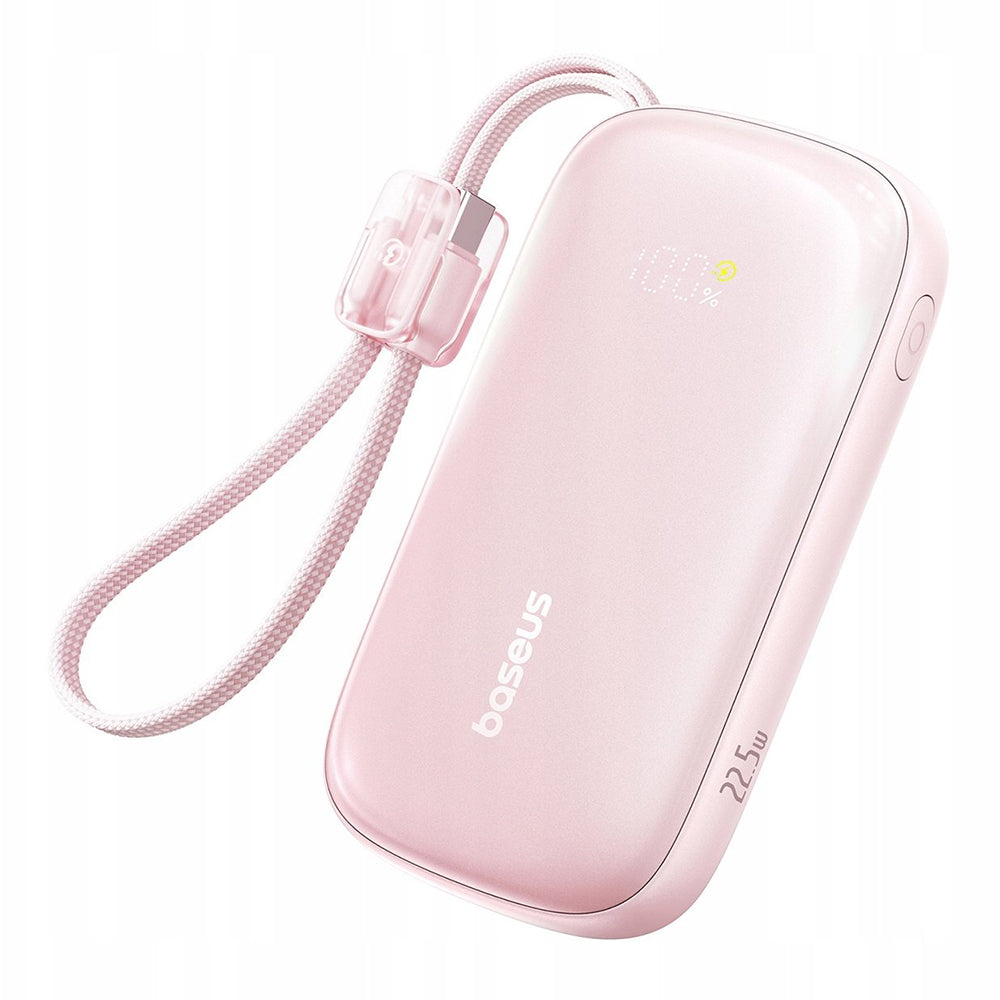 Batteria Esterna Baseus EnerFill FC21 Qpow 3 Ultra, 10000mAh, 22.5W, QC + PD, 1 x USB-A - 1 x USB-C, Rosa E0027L02