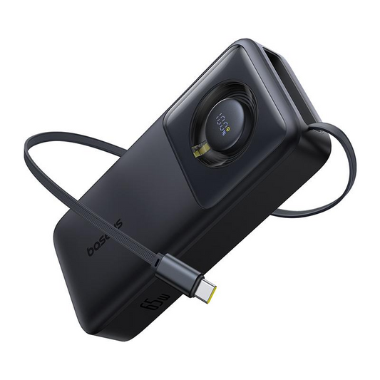 Batteria Esterna Baseus Free2Pull, 20000mAh, 65W, PD, 2 x USB-C, Nera, Ricondizionata P10073700123-00