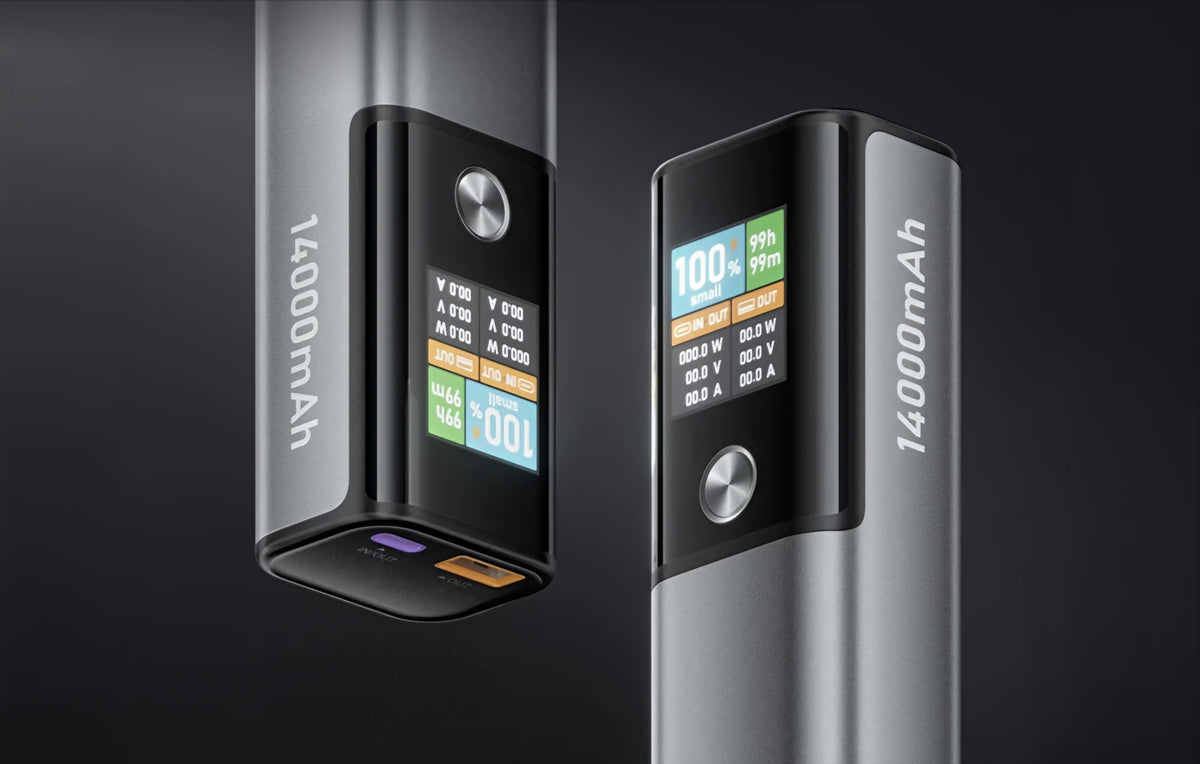 Batteria Esterna BlitzWolf BW-P23, 14000mAh, 100W, QC + PD, 1 x USB-A - 1 x USB-C, Grigio