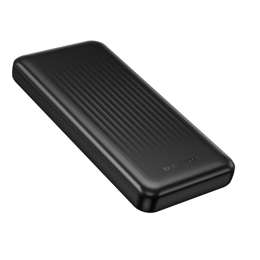 Batteria Esterna Borofone BJ80A Clever, 10000mAh, 22.5W, QC + PD, 1 x USB-C - 2 x USB-A, Nera