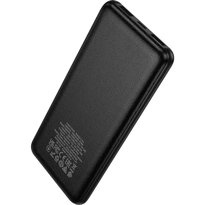 Batteria Esterna HOCO J153 Stability, 10000mAh, 10W, 2 x USB-A, Nera