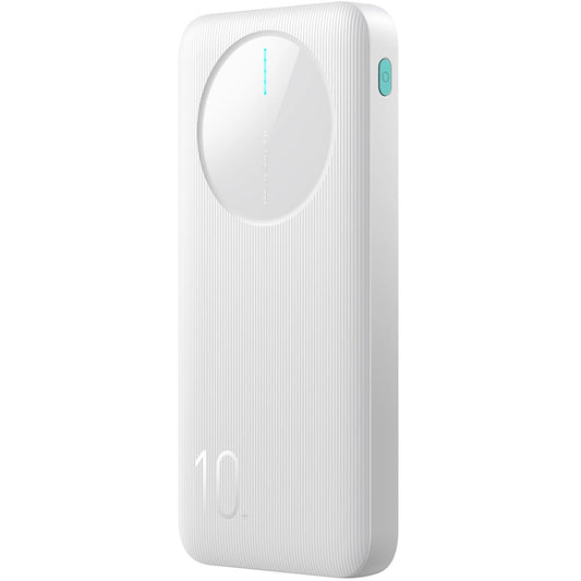 Batteria Esterna Joyroom JR-PBF12, 10000mAh, 12W, 1 x USB-C - 2 x USB-A, Bianca