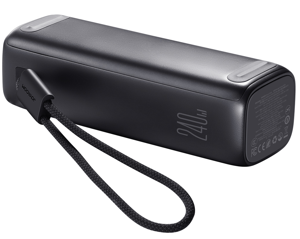 Batteria esterna Joyroom PODIX PR70, 25000 mAh, 240 W, QC + PD, 1 x USB-A - 3 x USB-C, nera