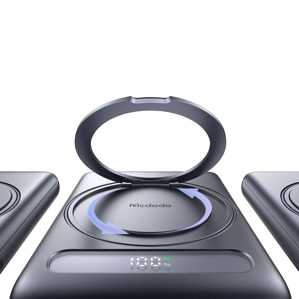 Batteria Esterna Wireless McDodo MC-8361 Meta, 5000mAh, 20W, PD + FQI, 1 x QI - 1 x USB-C, Grigio